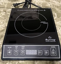 Duxtop 9100MC/BT-M20B Portable Induction Cooktop Countertop Burner 1800W Works