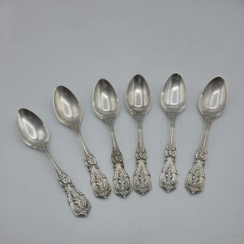 REED & BARTON STERLING SILVER DINNER  SPOONS Set of 6