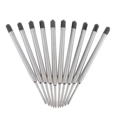 10pcs métal stylo à bille recharges d'encre de remplacement stylo - Photo 1/4