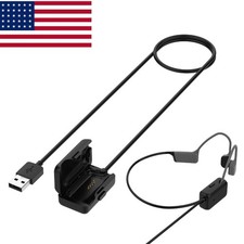 USB Charging Cable for SHOKZ Xtrainerz AS700 OpenSwim S700 Headphones Charger US