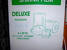 Uline Deluxe Polyolefin Shrink Film Roll - 60 Gauge, 12" x 4,375  S-14978