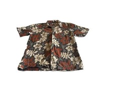 Vintage Made in Hawaii Floral Short Sleeve Button Down Shirt