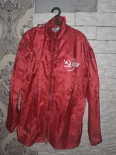 Soviet Union Windbreaker Communist Party of Ukraine, Red, Communism, 1980s.