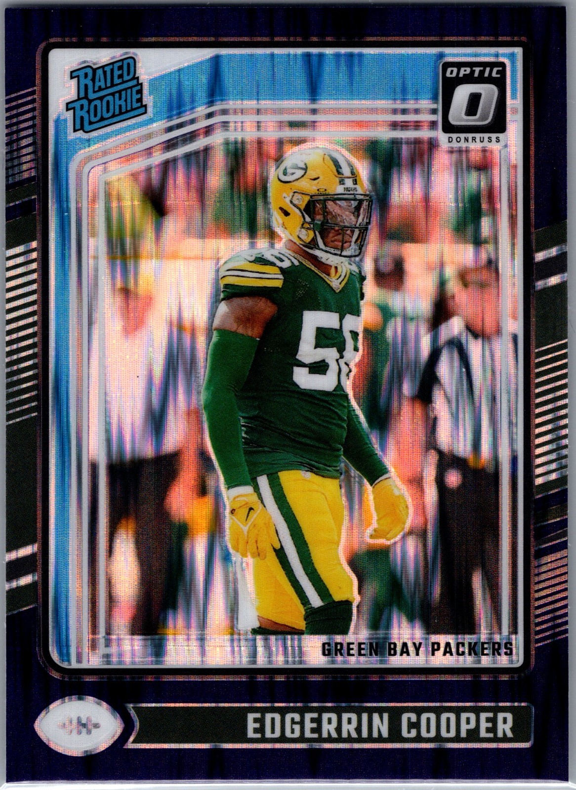 2024 Panini Donruss Optic - Edgerrin Cooper Rated Rookie #231 Purple Shock