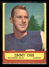 1963 Topps Jimmy Orr #3 wrinkle