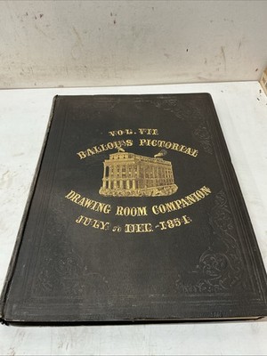 1854 Vol VII July-Dec Gleason s Pictorial Drawing Room Companion