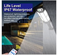 Outdoor PIR Motion Sensor Solar LED LIGHT Security Floodlight Wall Mounted