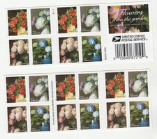 Scott # 5237 - 5240  US  Flowers Garden  Forever  20 stamps  M/NH O/G  Free Ship