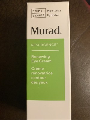 Murad Resurgence renewing eye cream 0.5 Fl. Oz New With Box Retail $89