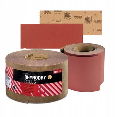 INDASA Schleifpapier Rolle 115mm x 1m/50m Schleifrolle Schleifmittel Körnungen