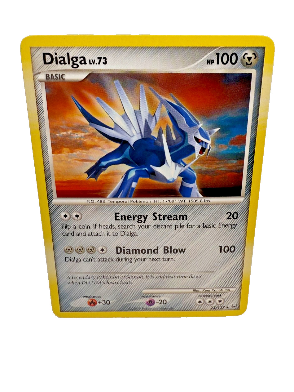 Dialga 23/127 Rare Platinum Pokemon Card Pokemon TCG