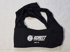 Chaleco acanalado de fútbol Schutt vintage adulto XL negro
