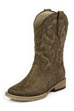 Roper Western Boots Boys Kids Stitch Vintage Tan 09-018-1900-0065 TA