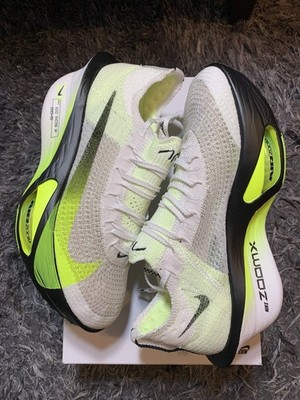 Nike Air Zoom Alphafly Next% 3 White Black Volt IR1817 100 Men's Size 9.5