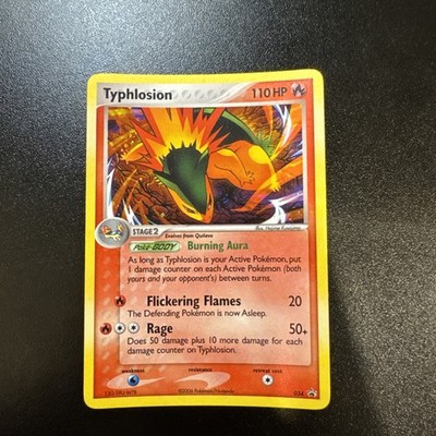 Nintendo Pokemon TCG Typhlosion 034 Promo Holo 2006 LP/NM (SWIRL)