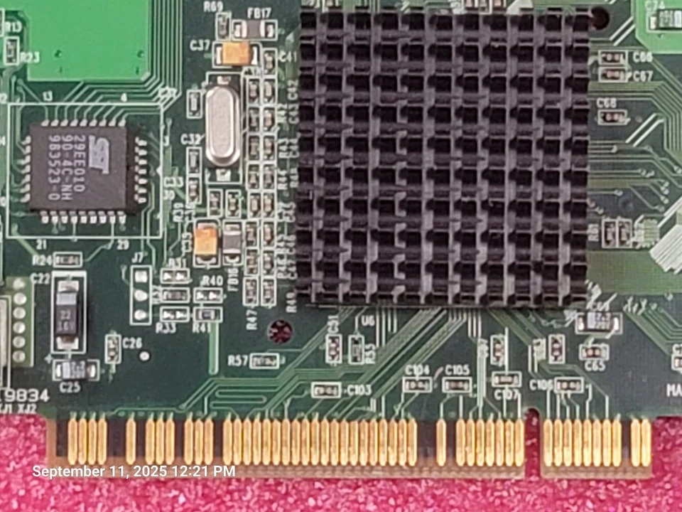 3DFX CT6760 Voodoo Banshee 16MB VGA PCI GPU Video Card Retro Gaming Working #U8D - Image 4 of 4