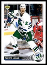 1992-93 Upper Deck #288 Andrew Cassels Upper Deck Text and Logo Hologram