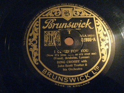 Bing Crosby - I Cried For You (Now It's Your Time To Cry Over Me) / Stardust (Sh
