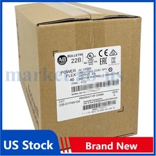 New Sealed Allen-Bradley PowerFlex 525 0.4kW 0.5Hp 22B-D1P4N104 AC Drive