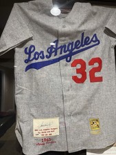 Sandy Koufax Signed 1963 Dodgers Mitchell & Ness Jersey 120/169 PSA/DNA LOA