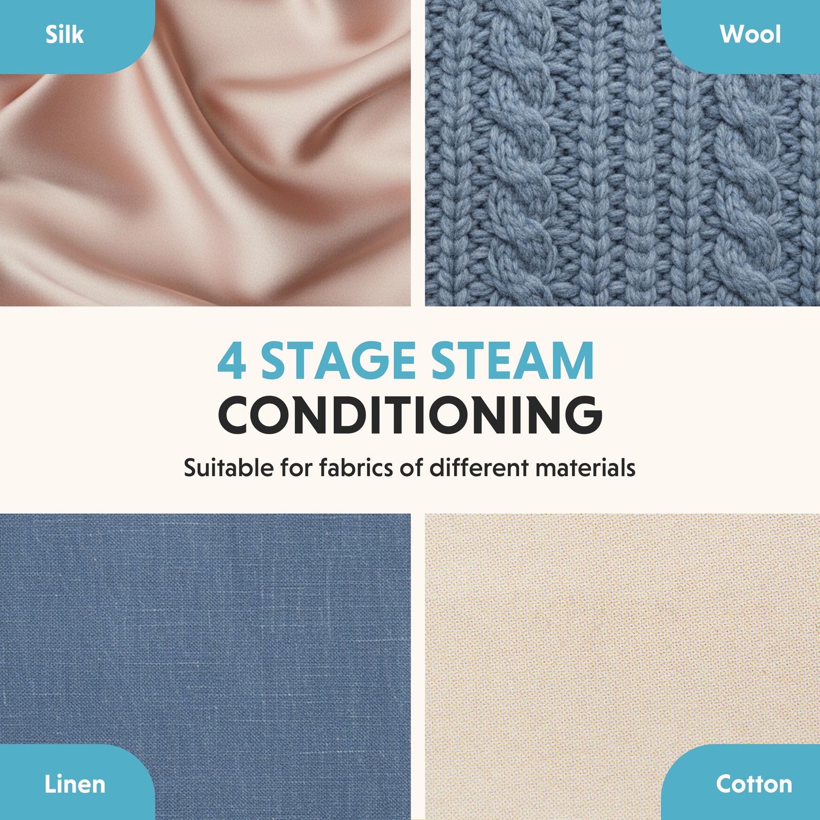 Standing Garment Steamer for Clothes with Wheels, 1500W Powerful Steam Grey