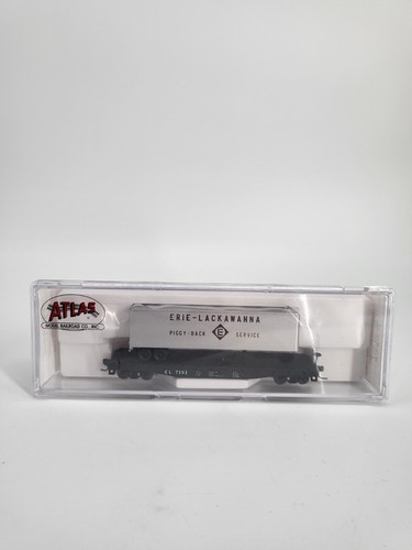 Atlas Spur N 37811 Güterwagen Piggyback Erie Lackawanna in OVP | Condition: Gebraucht