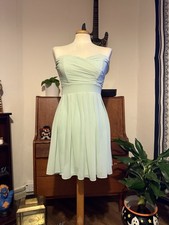 TFNC London Mint Green Hold Up Dress With Boning In Bust Size 10