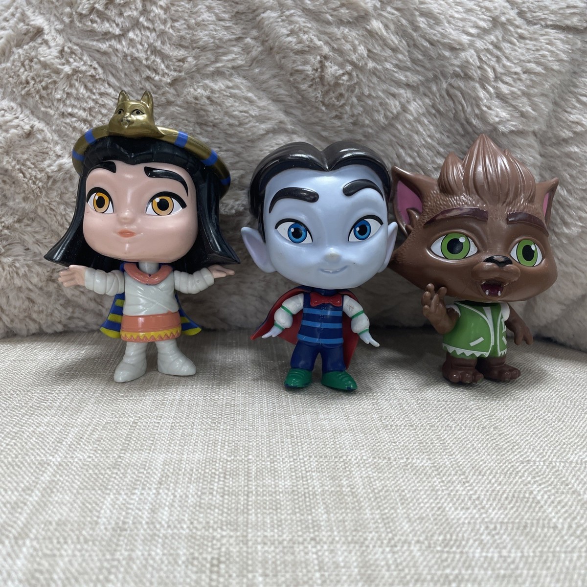 Lot of 3 Hasbro Netflix Super Monsters Figures Monster Up Collection 4"