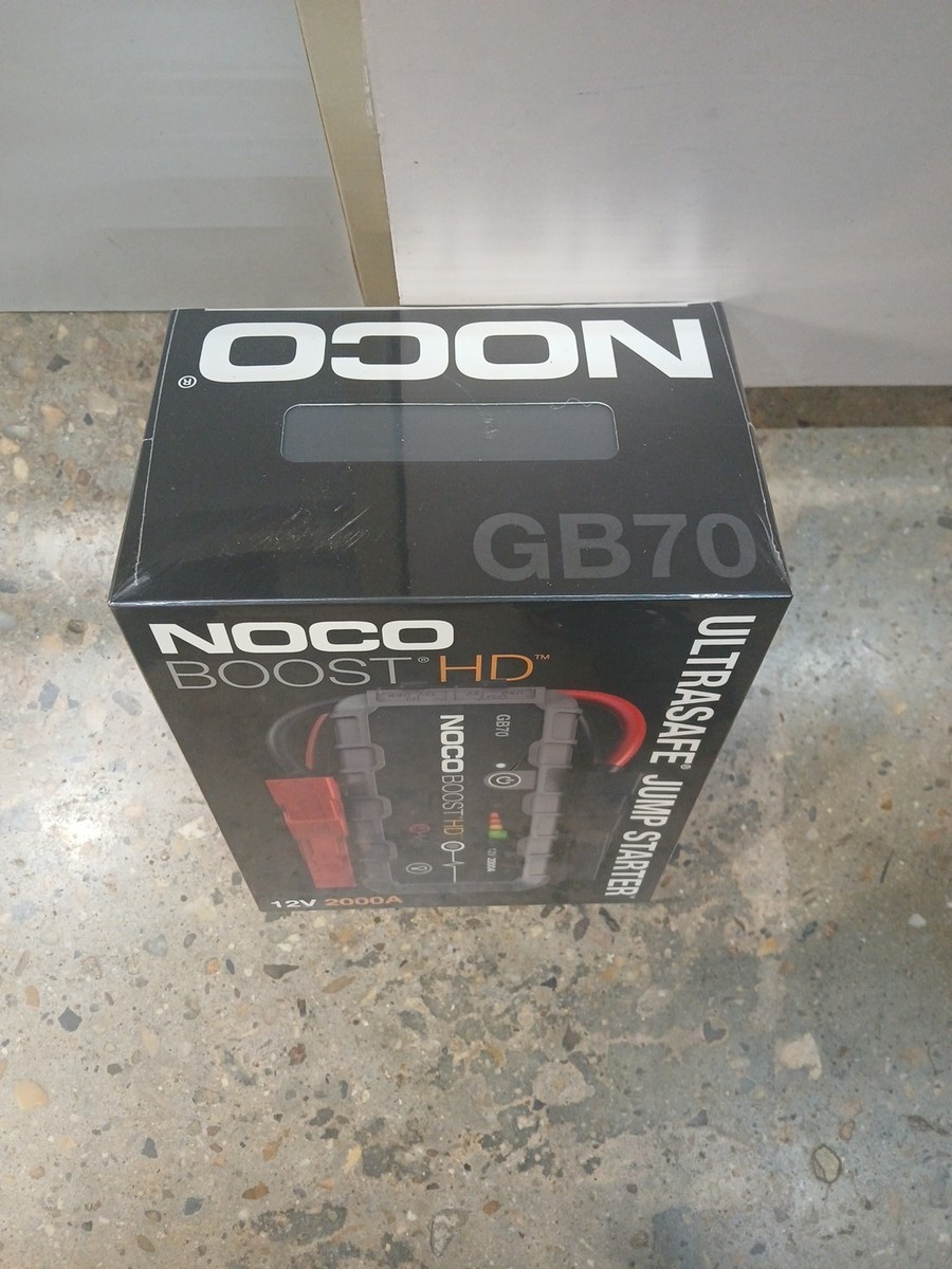 NOCO Boost HD GB70 2000 AMP Portable Lithium Jump Starter USB C