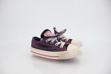 Converse Chuck Taylor All Star Double Tongue Low Top Toddler Size 6 Red Girl