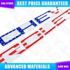 Flag Tailgate Insert Letter Emblem For 19-25 Silverado 1500 2500HD Accessories
