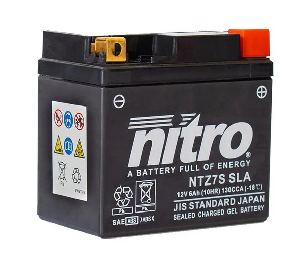 Motorrad Batterie YTZ7S SLA FüR AGM GEL Wartungsfrei YTZ7S-BS FüR Yamaha YFZ 450-image