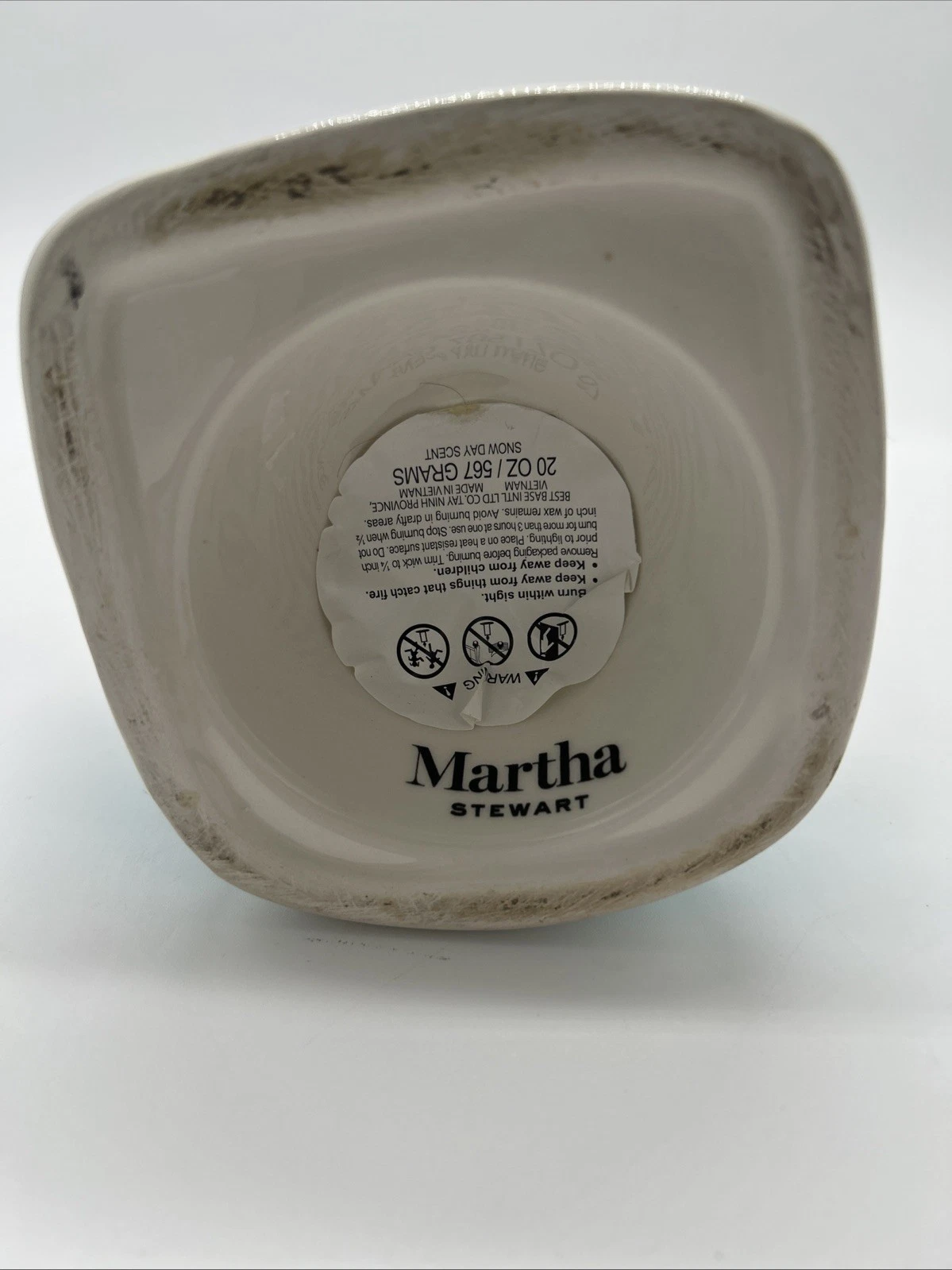 Martha Stewart Gnome Snow Day Snowboarding 2 Wick Candle Jar Winter - product detail image 7