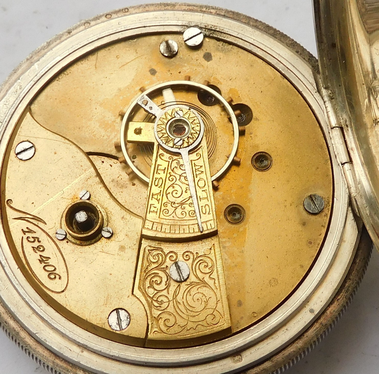 NO RESERVE HM1871 Silver Pocket Watch Vintage Antique eBay