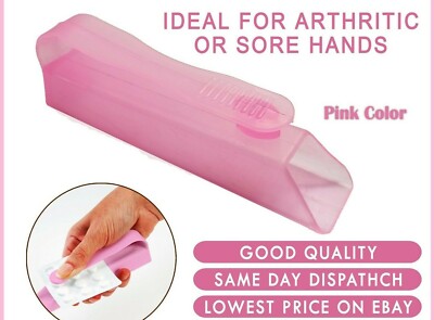 NEU Rosa Pille Popper Blisterpackung Pillenlocher Tablettenentferner Popper Medizin