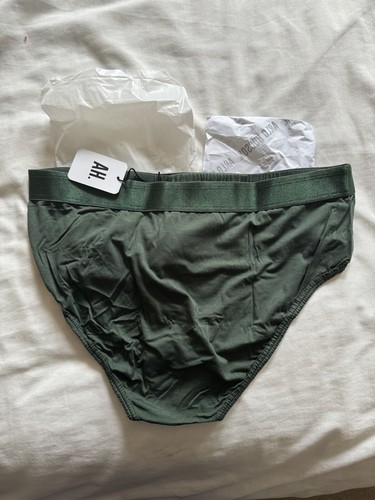Arlo Hudson Briefs Horizontal Fly Size XL Forrest Green New With Tags - Picture 2 of 2