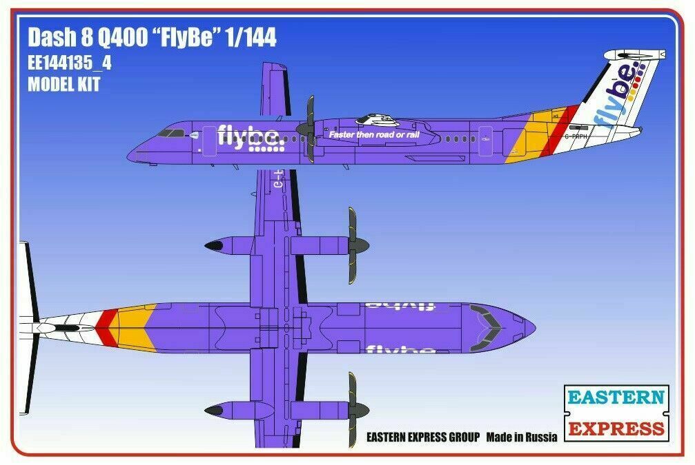 1/144 Eastern Express 144135_4 Dash-8 Q400 FlyBe | eBay