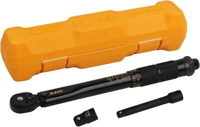 1/4 Ratchet Torque Wrench Sq Drive Socket 2.26 - 22.6Nm 20-200In-Lb Quick Change