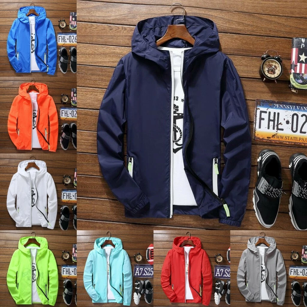 Lightweight jackets for shop men waterproof
