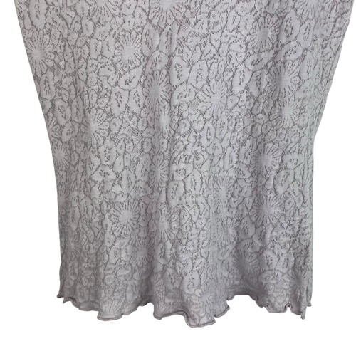 Rag & Bone Size XXS Gemma Lavender Lace Scoop Neck Stretch Top Purple New - Picture 3 of 7