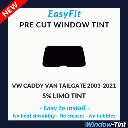 Easyfit Statique Pré Découpé Teinté Pour VW Caddy Van Hayon 2003-21 - 5% Limo - Photo 1 sur 3