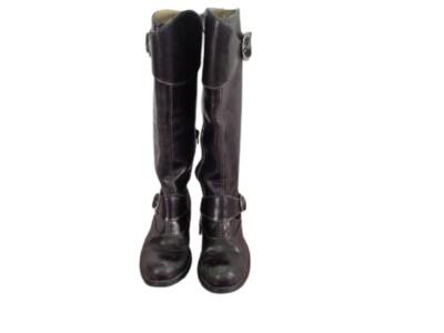 $339 JOHN FLUEVOG SHOES ADRIANS HEIDI BOOTS BLACK LEATHER