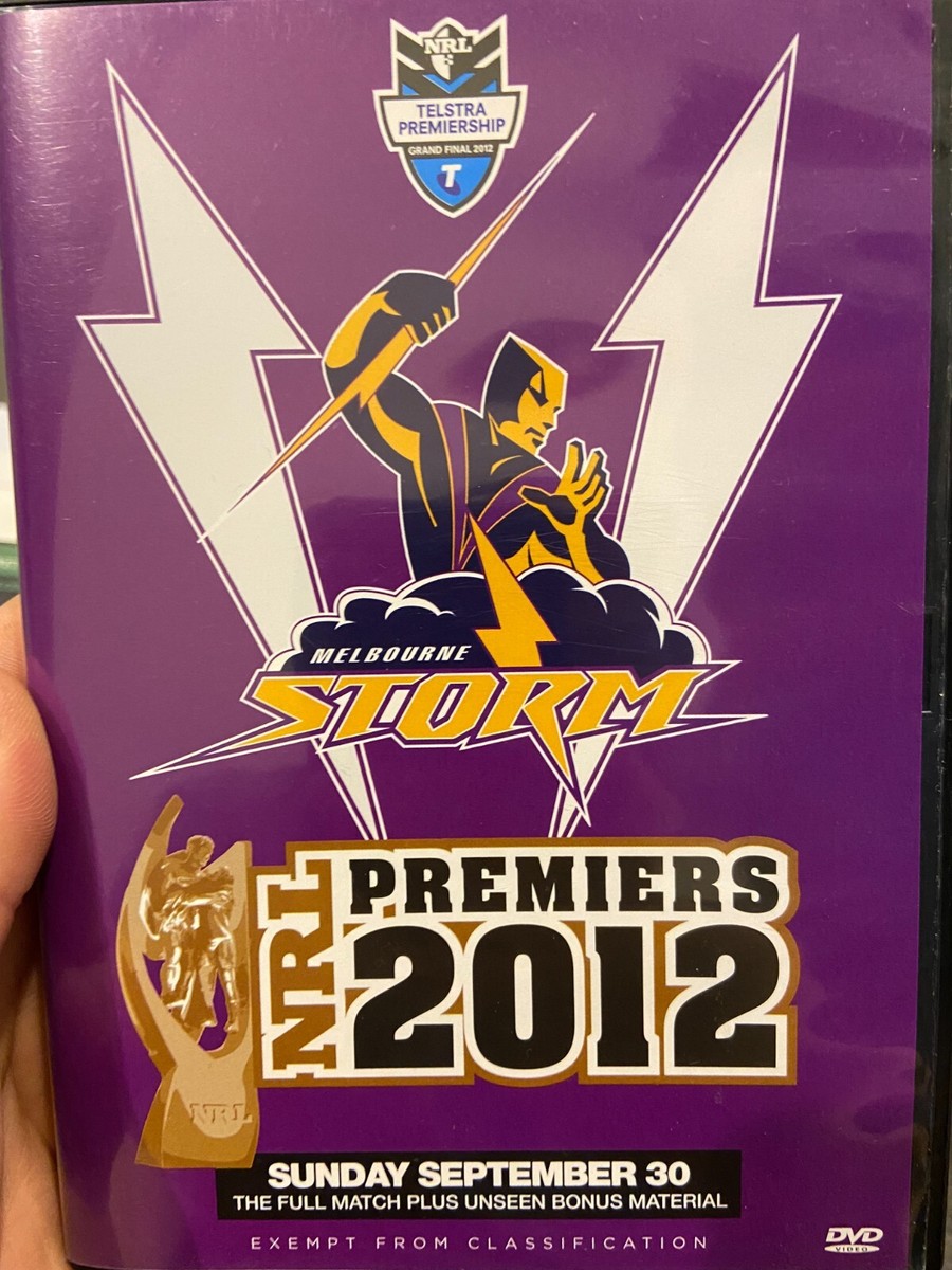 NRL Grand Final 2012 Premiers Melbourne Storm region DVD (sport