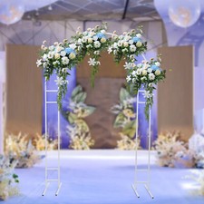 Wedding Arch with Double-Tube Design, Strong Steel Construction, Easy to
