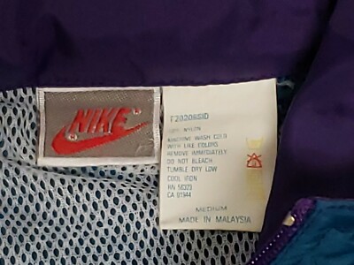 nike jacket tag