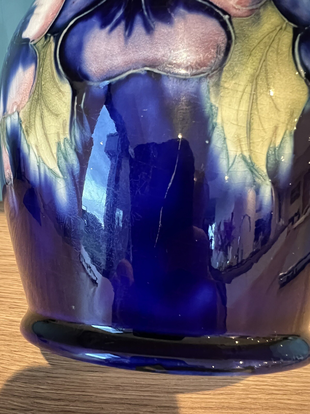 Moorcroft Signed Vase, Pansy Pattern, Circa 1930s eBay