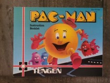 Pacman Licensed Gray Grey Cart Nintendo NES Manual Only