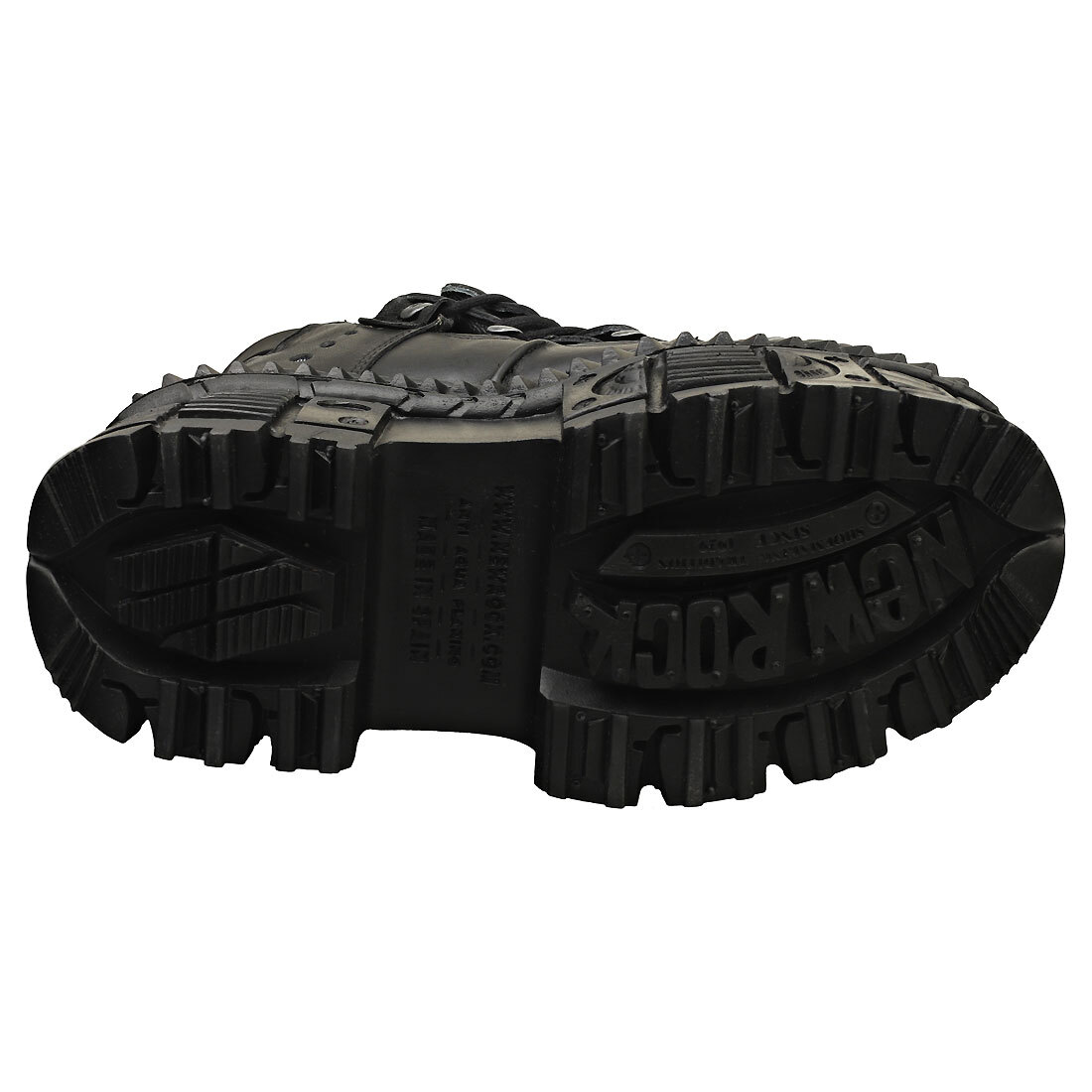 New Rock M-wall106-s9 Unisex Black Platform Boots | eBay