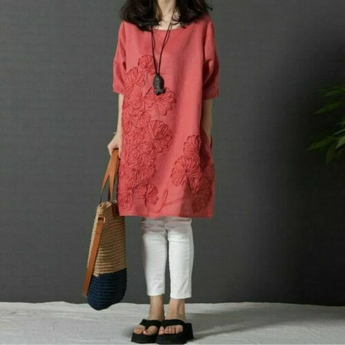 Linen Petites Dresses for Women