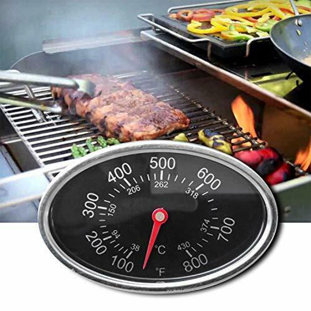 BBQ Grill Lid Thermometer Heat Indicator Replacement Nexgrill For Grill